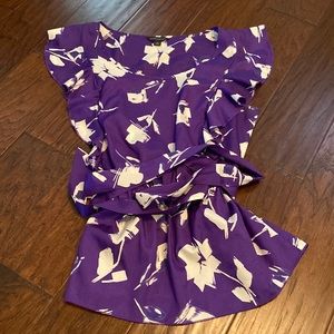 Banana Republic flutter sleeve blouse